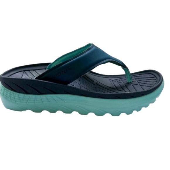 Vionic Shoes - Vionic Blissful Restore Toe/Post Navy/Porcelain Blue Recovery Sandal